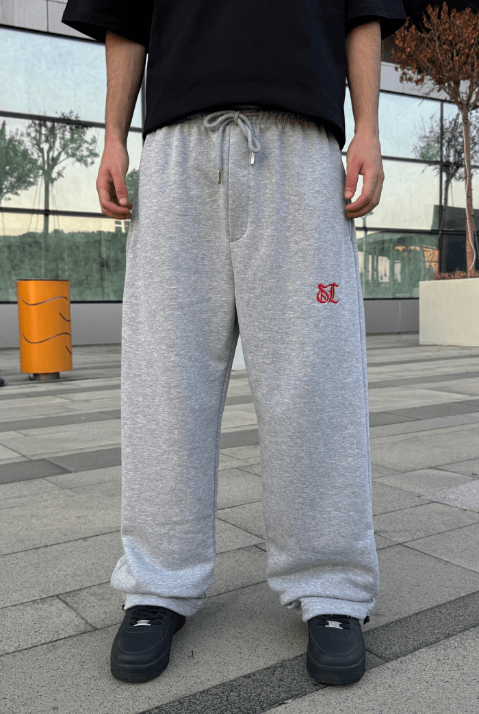 SL Premium Ayarlanabilir Paça Baggy Eşofman - Gri