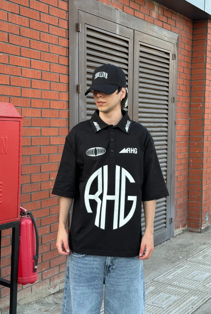 RHG Premium Polo Yaka Oversize T-shirt