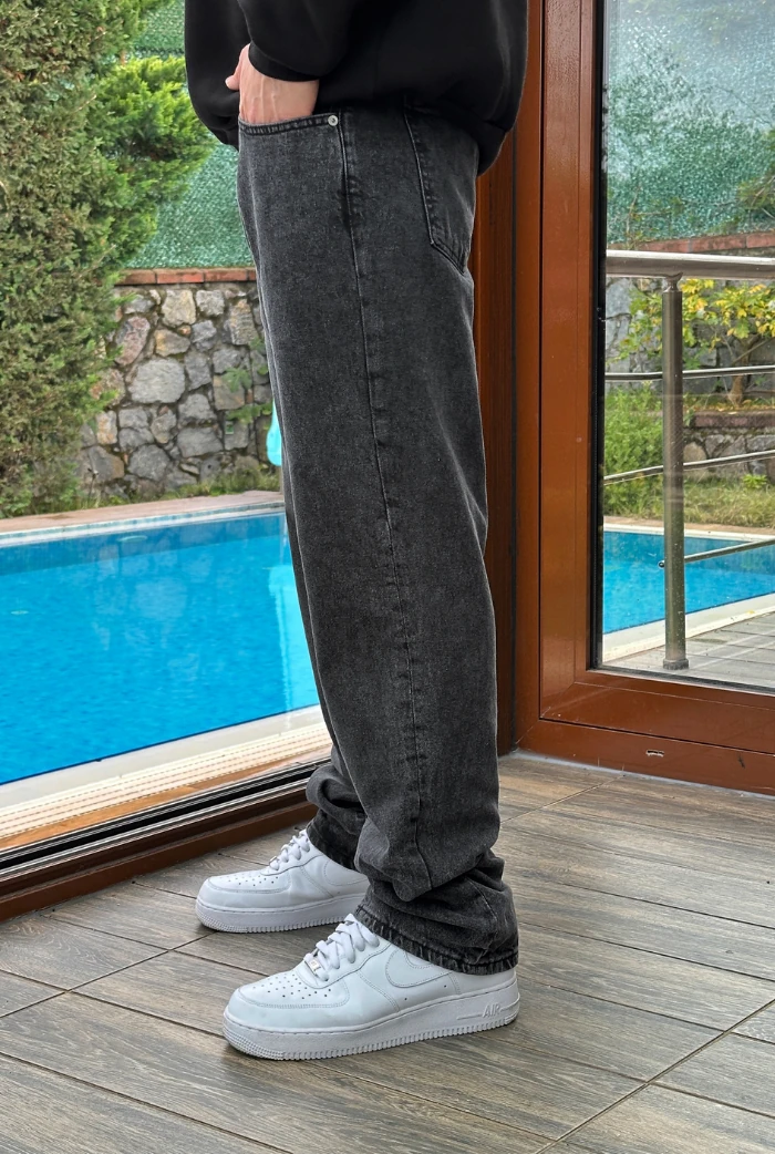 Antrasit Baggy Pantolon