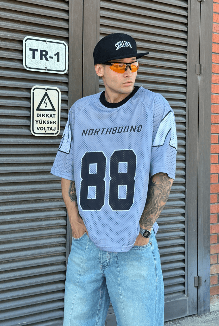 88 Fileli Oversize Forma Tişört