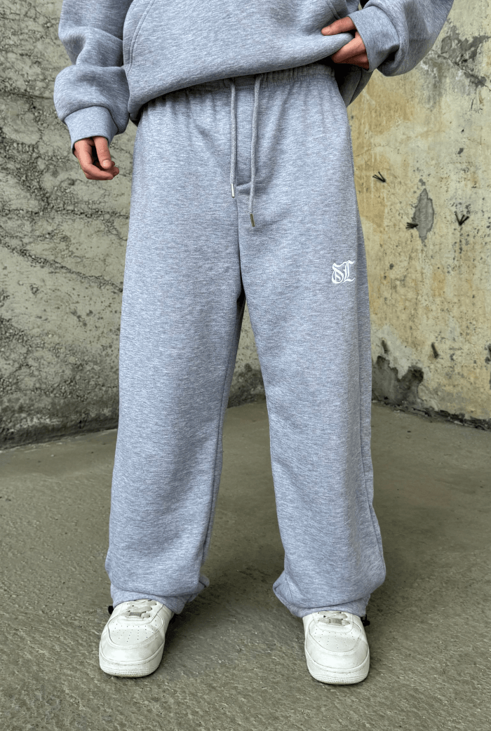 SL Premium Ayarlanabilir Paça Baggy Eşofman - Grii