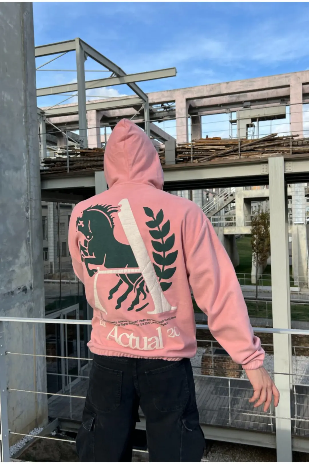 Actual Pink Oversize Hoodie