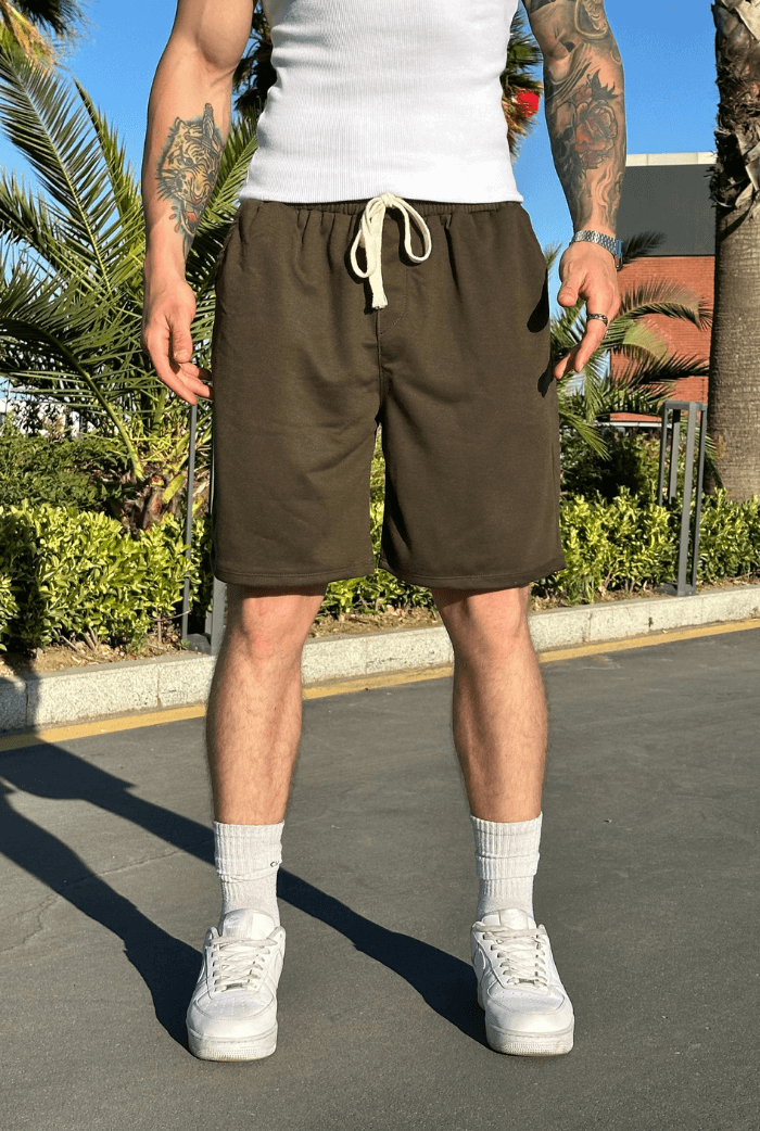 Basic Şort - Haki