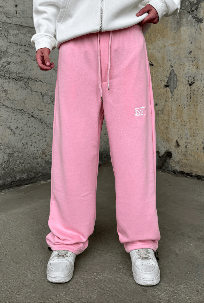 SL Premium Ayarlanabilir Paça Baggy Eşofman - Pembe