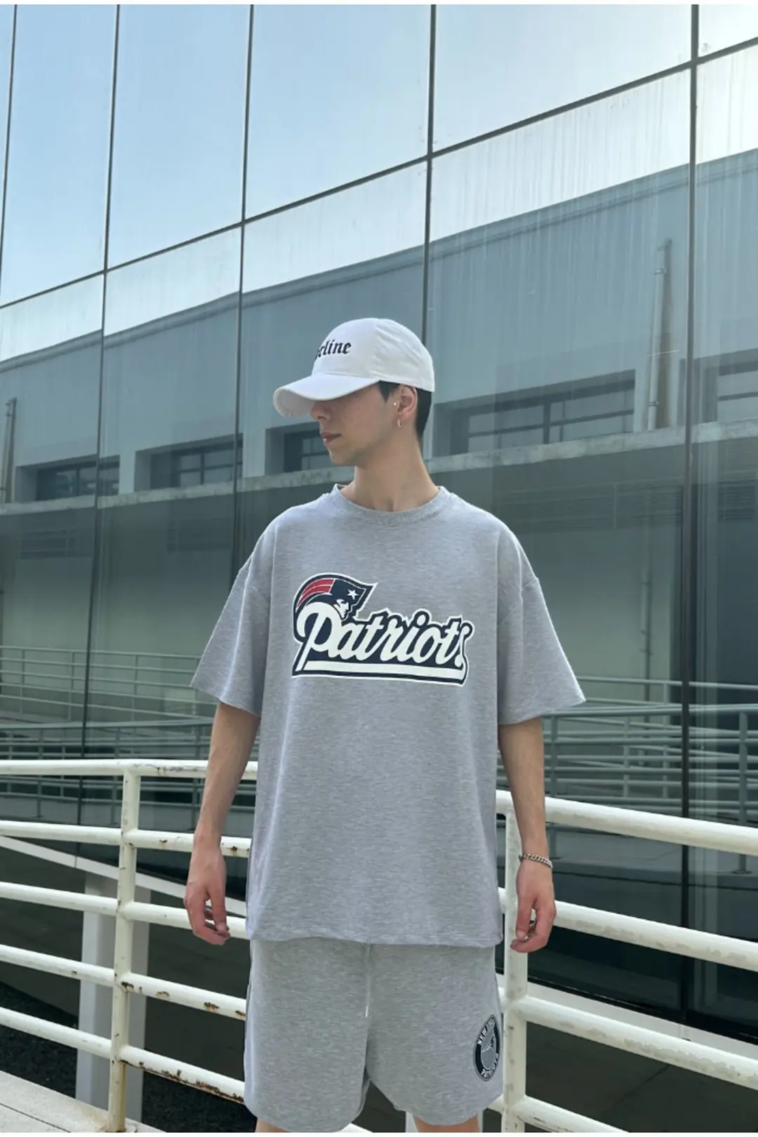 Patriots Grey Oversize T-shirt