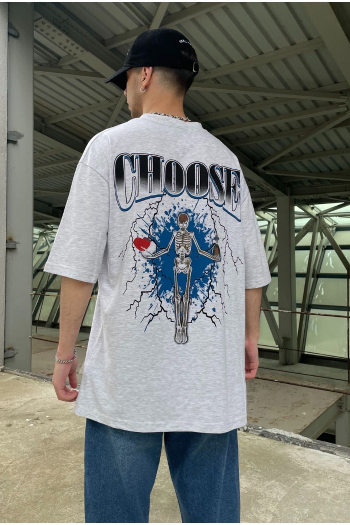 Choose Printed Oversize T-shirt