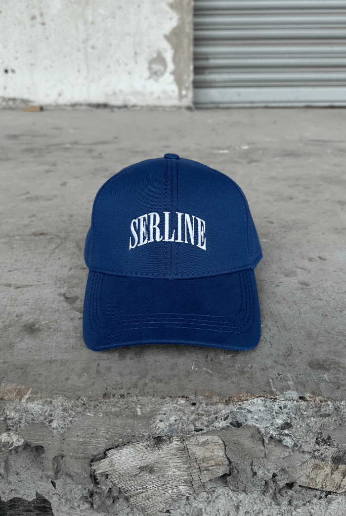Serline Premium Nakışlı Şapka - İndigo