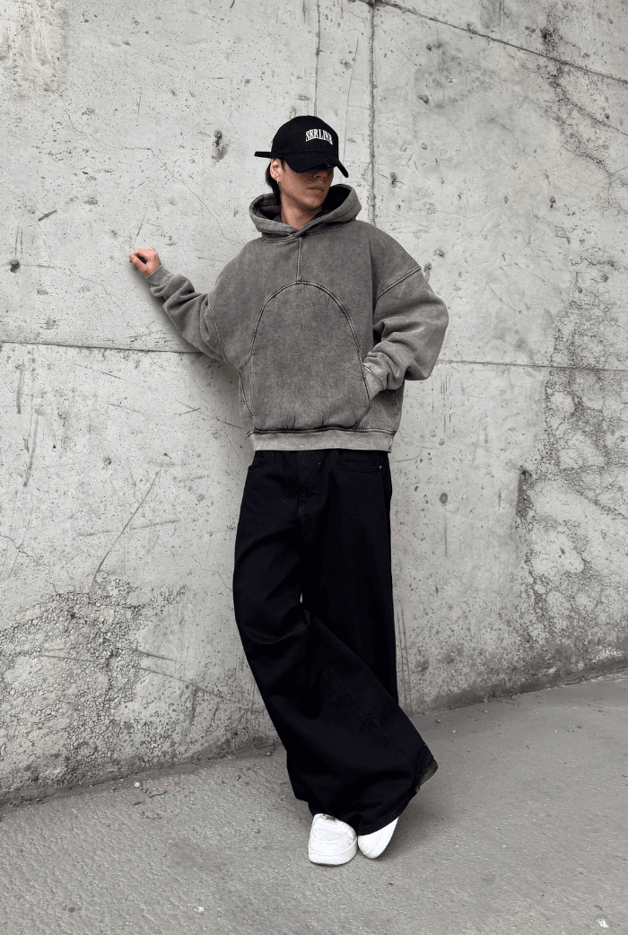 Premium Acid Wash Oversize Hoodie