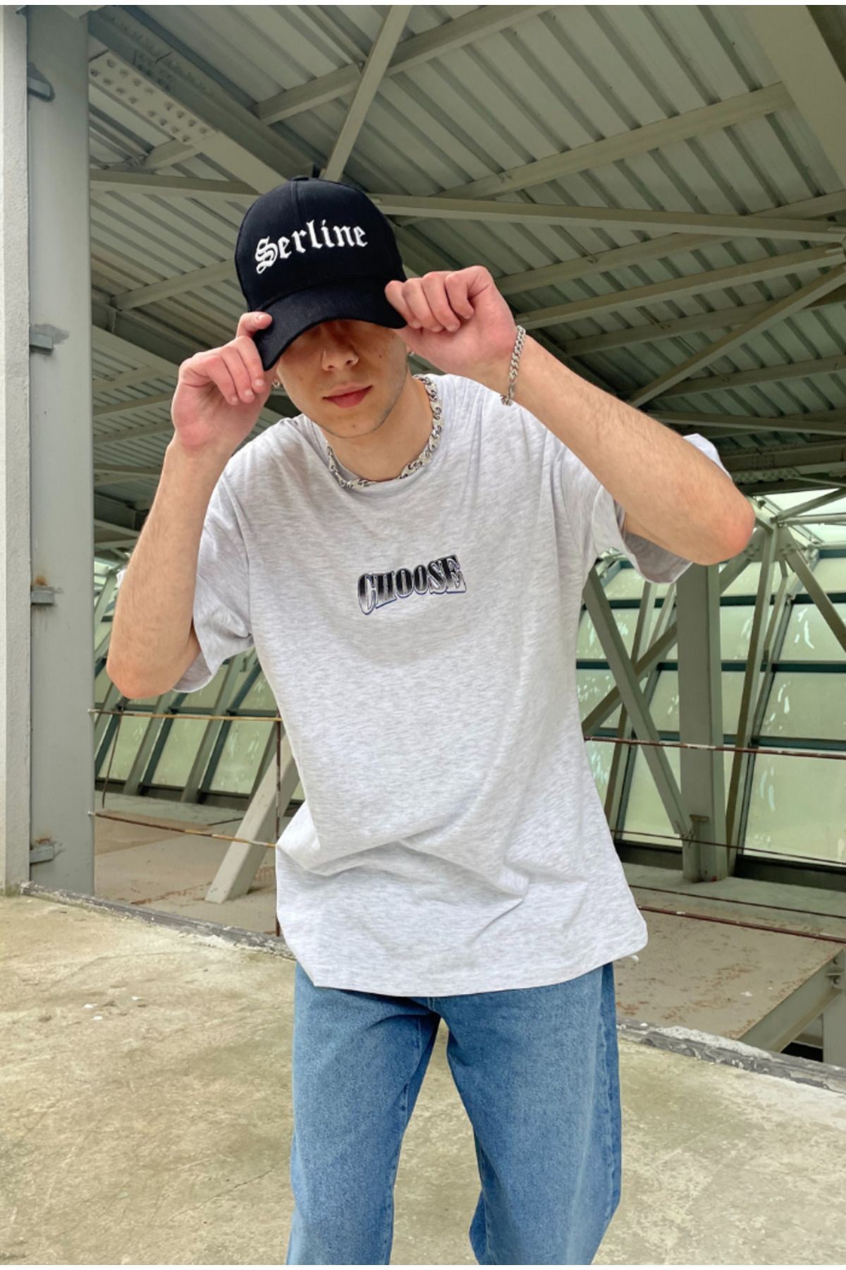 Choose Printed Oversize T-shirt