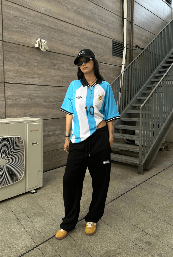 Argentina Jersey Polo Yaka Premium T-shirt