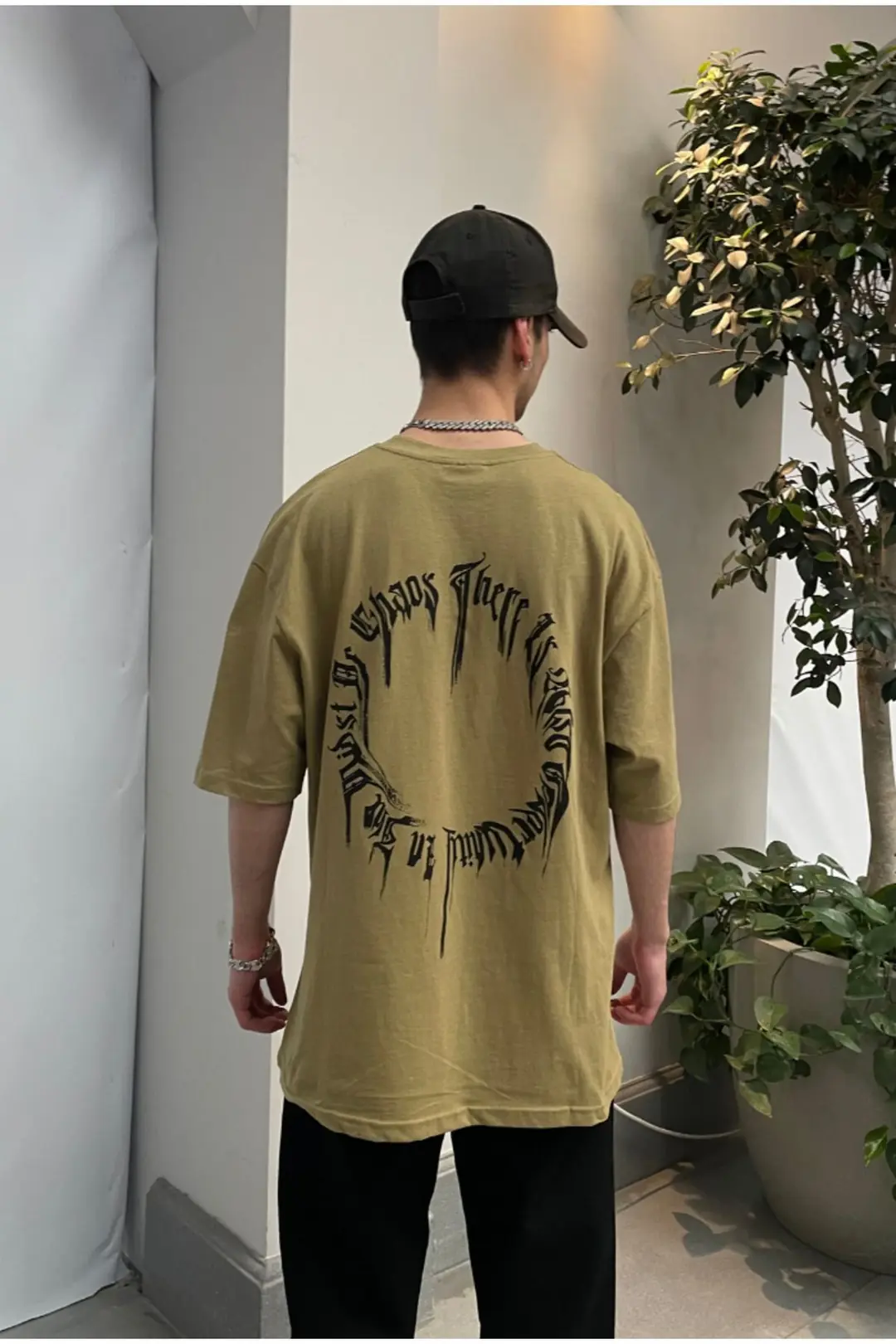 Choos Yeşil Oversize T-shirt