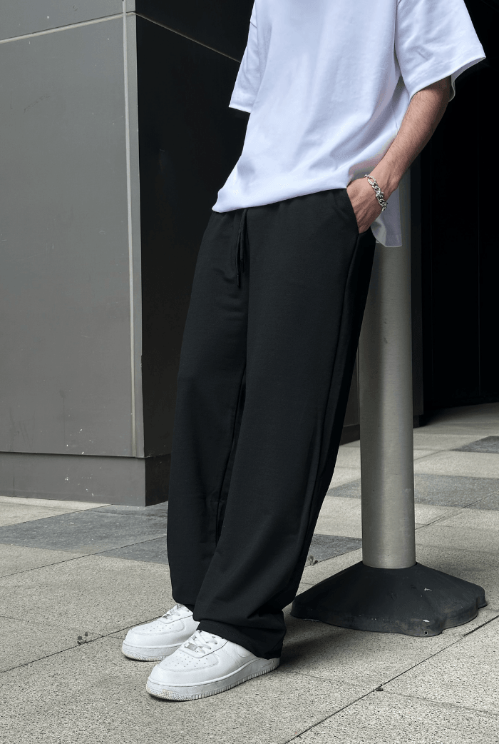 Basic Baggy Eşofman  - Siyah