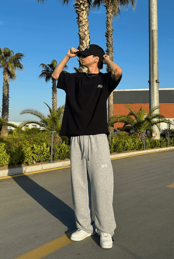 Yazlık-Serline Premium Ayarlanabilir Paça Baggy Eşofman