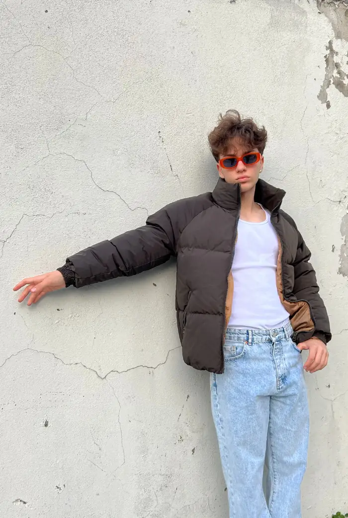 Oversize Şişme Mont
