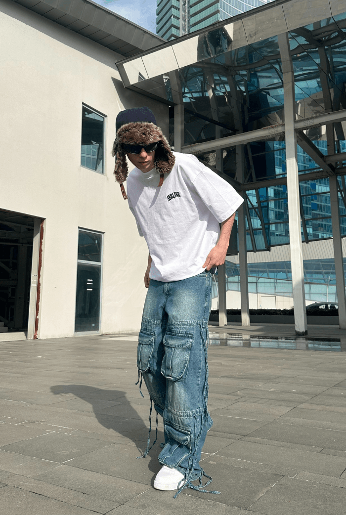 Premium Çok Cepli Baggy Pantolon