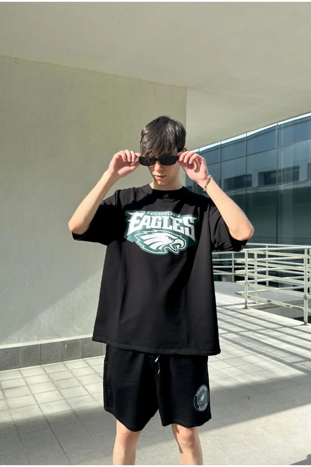 Eagles Black Oversize T-shirt