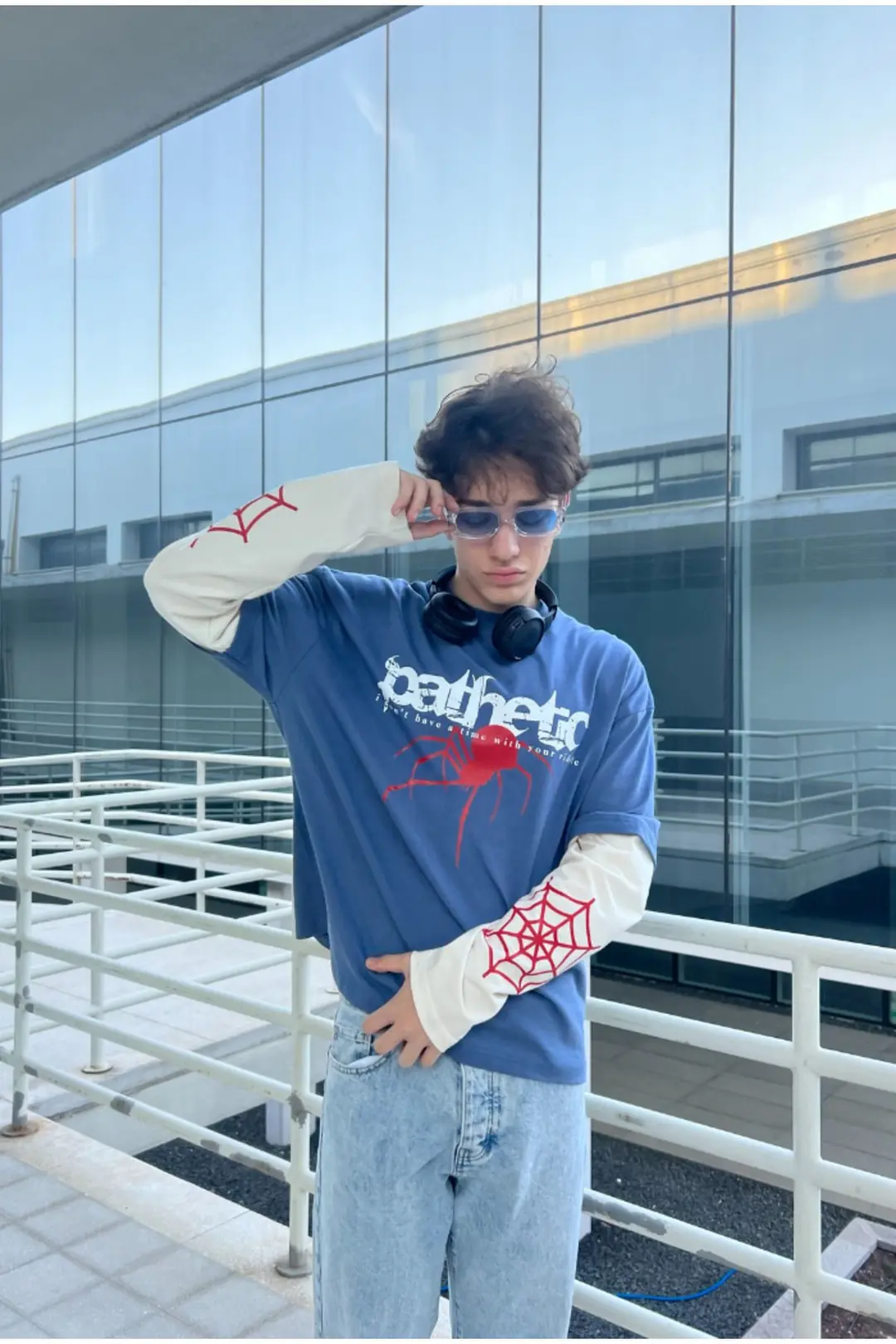 Spider Printed Oversize Sweat