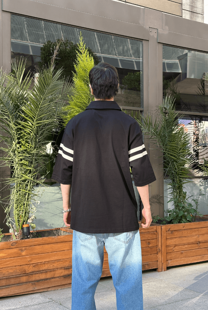 Respect Oversize Polo Yaka T-shirt