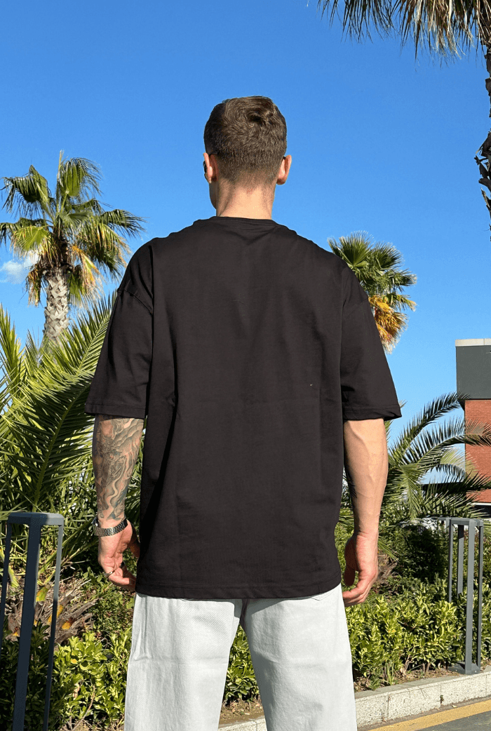 Parça Detaylı Premium Oversize Tişört