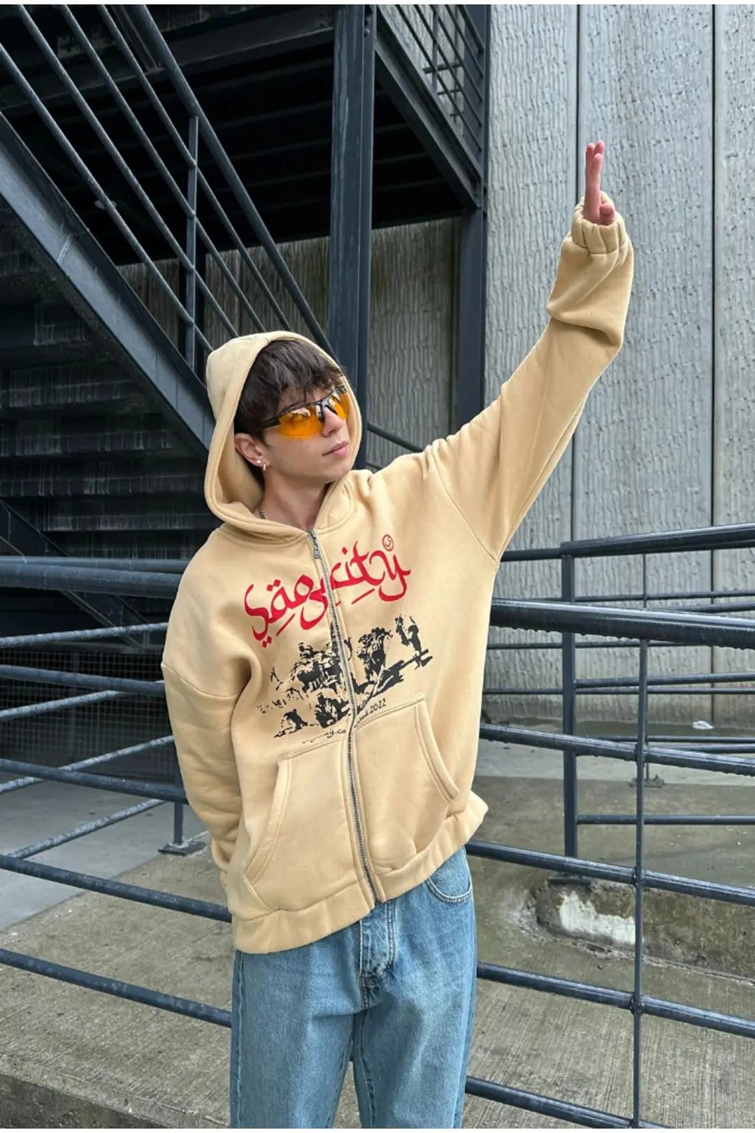 Sagacity Oversize Zip Hoodie