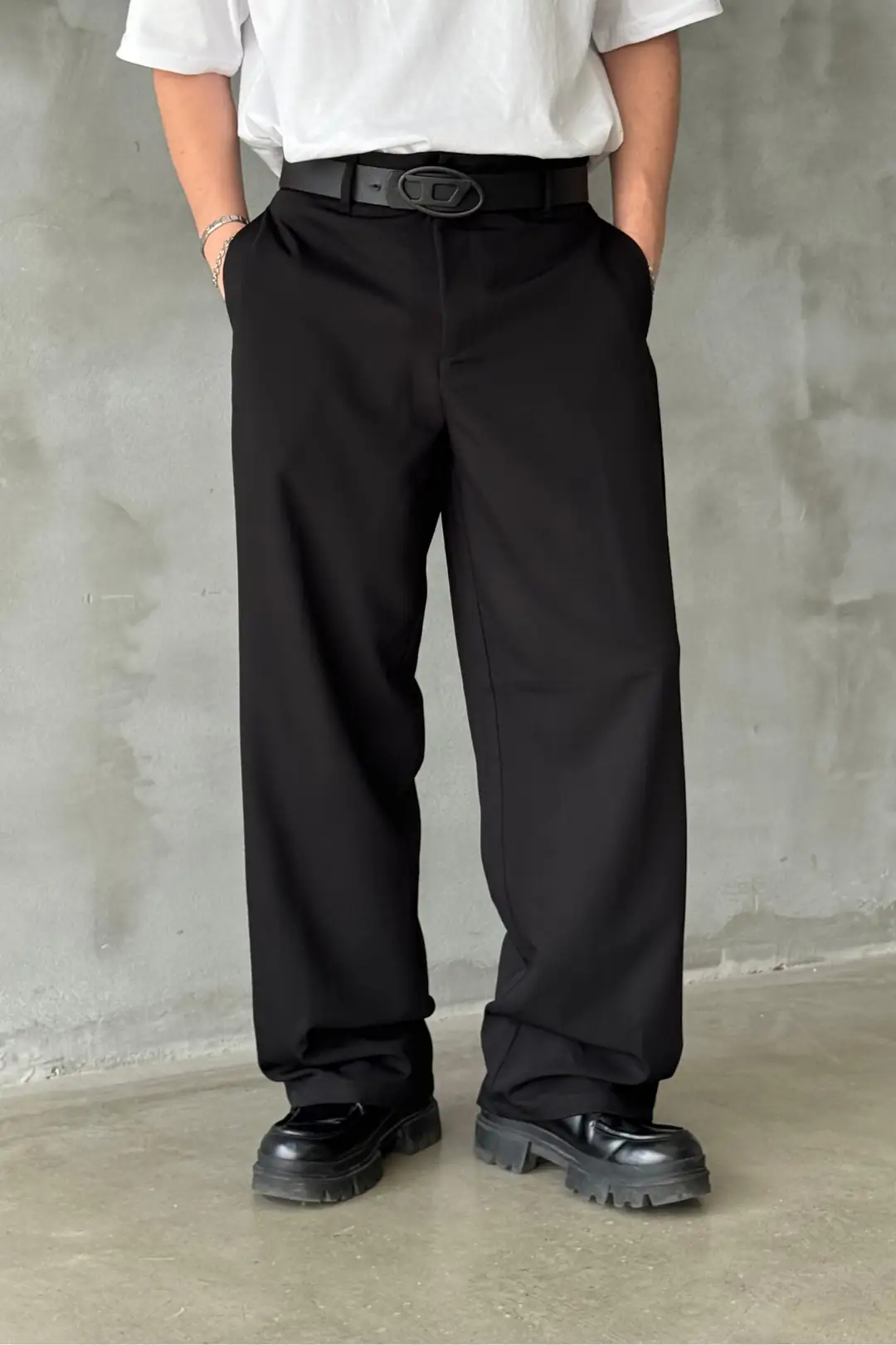 Premium Basic Baggy Kumaş Pantolon