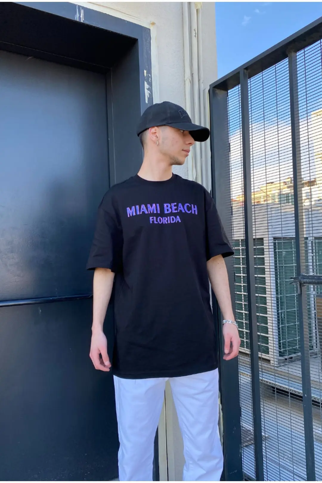 MIAMI BEACH Oversize T-shirt