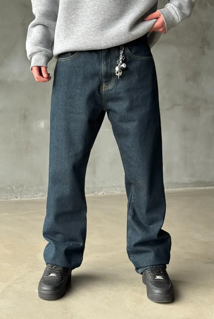 Koyu Yeşil Ton Baggy Pantolon