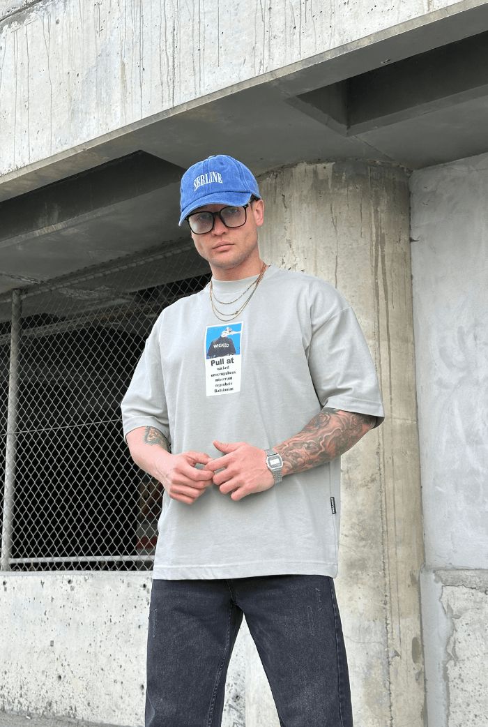 WICKED Baskılı Oversize T-shirt