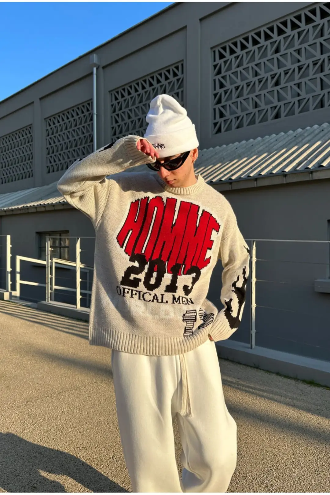 Homme Printed Oversize Kazak