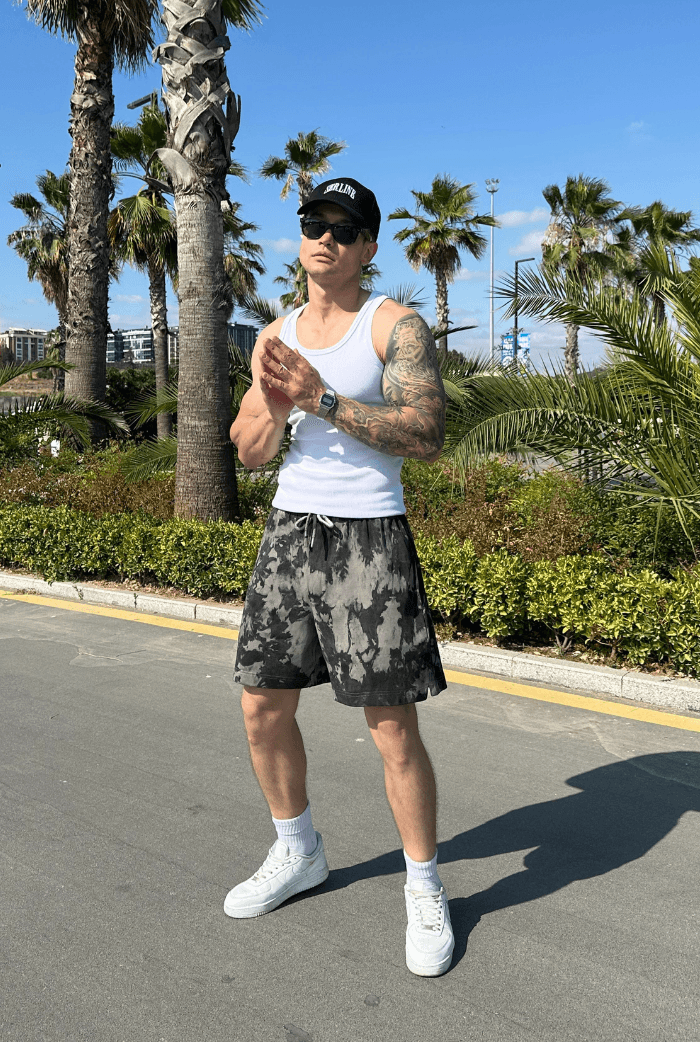 Premium Batik Oversize Şort