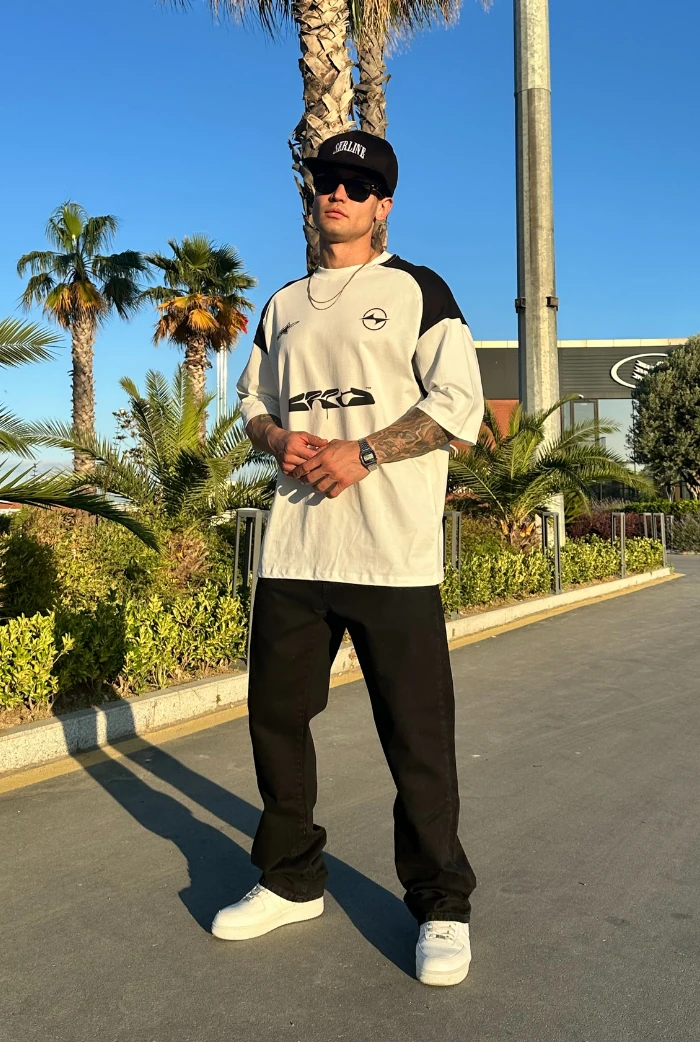 Baskılı Oversize Tişört