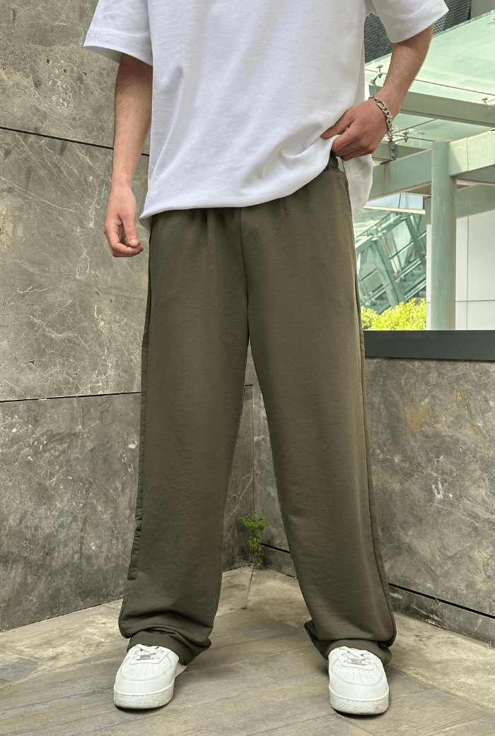 Basic Baggy Eşofman  - Haki