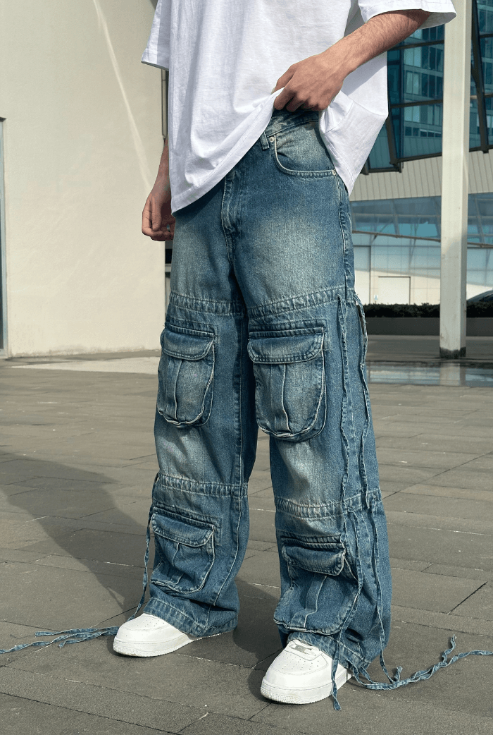 Premium Çok Cepli Baggy Pantolon