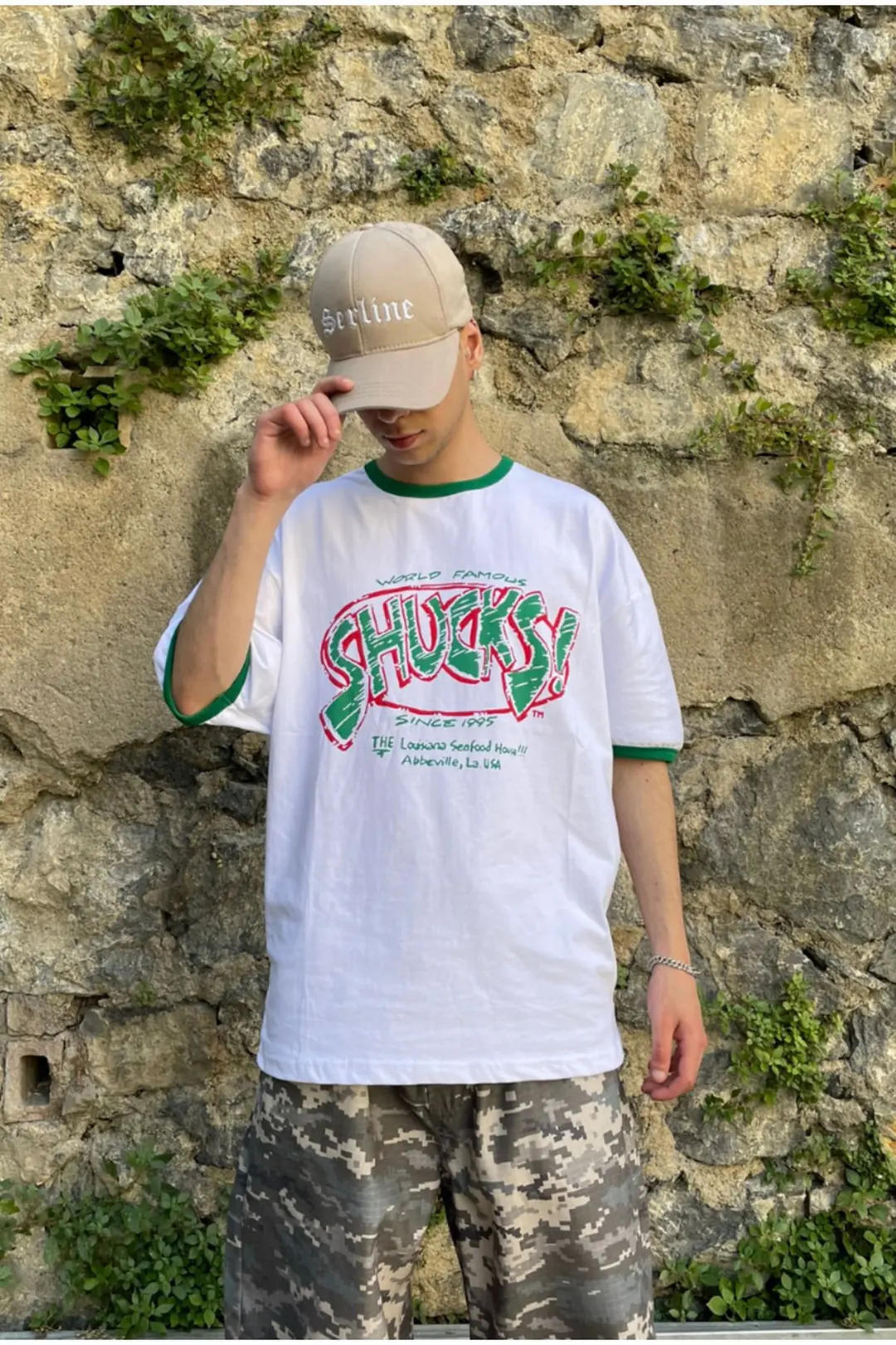 Shucks Printed Oversize T-shirt