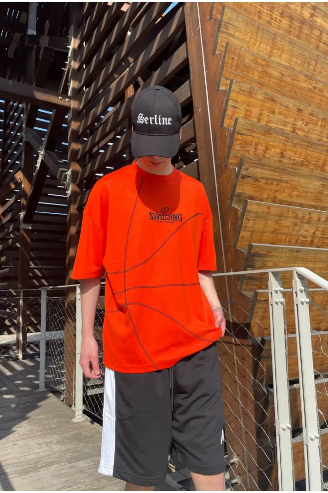 SPALDING Basketball Oversize T-shirt