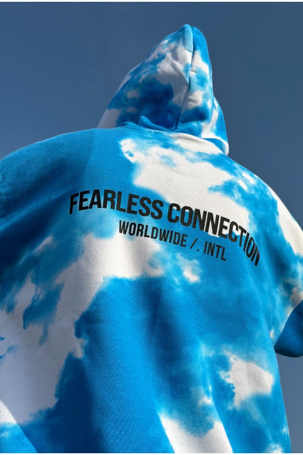 Worldwide Fearless Batik Oversize Zip Hoodie