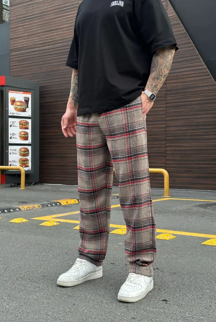 Ekose Baggy Eşofman