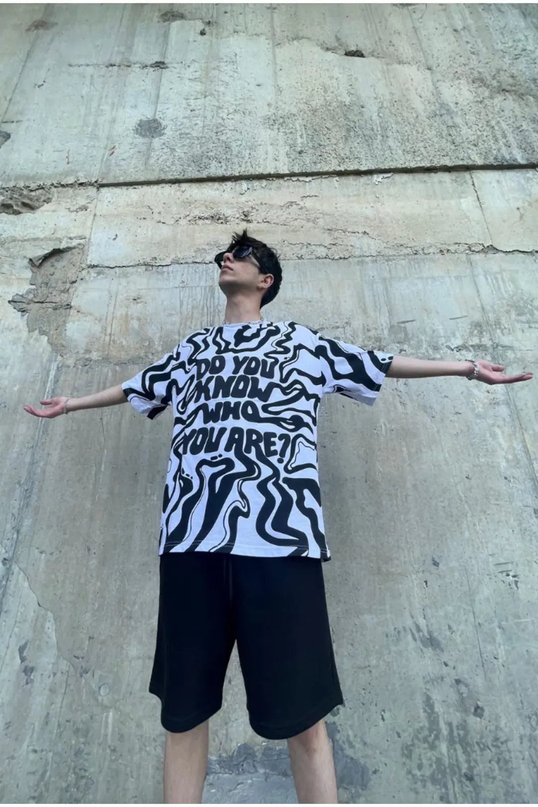 Desenli Oversize T-shirt
