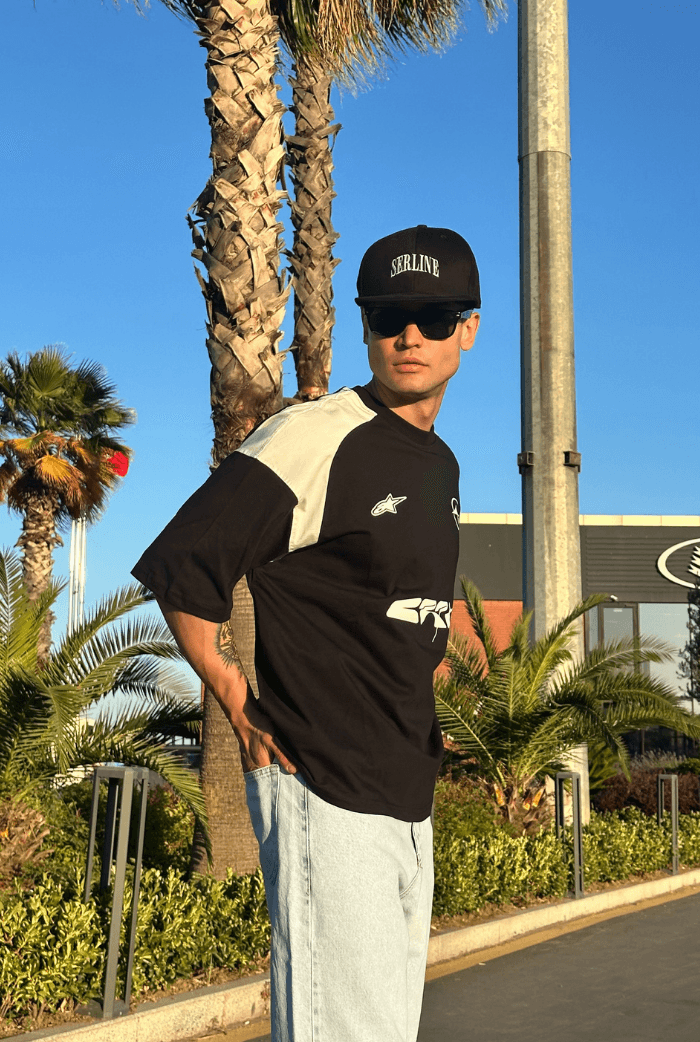 Baskılı Oversize Tişört