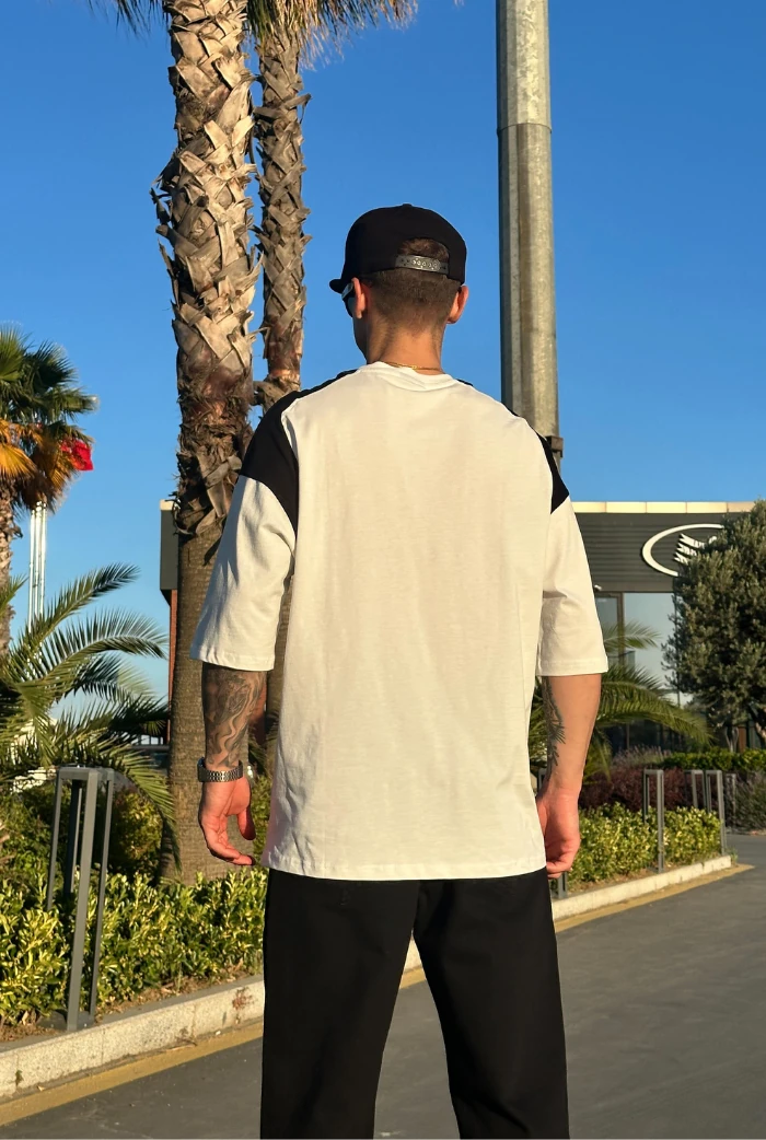 Baskılı Oversize Tişört