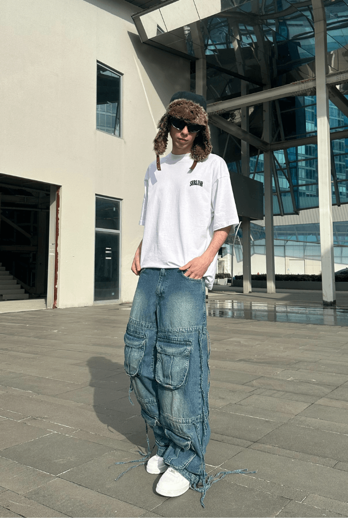 Premium Çok Cepli Baggy Pantolon
