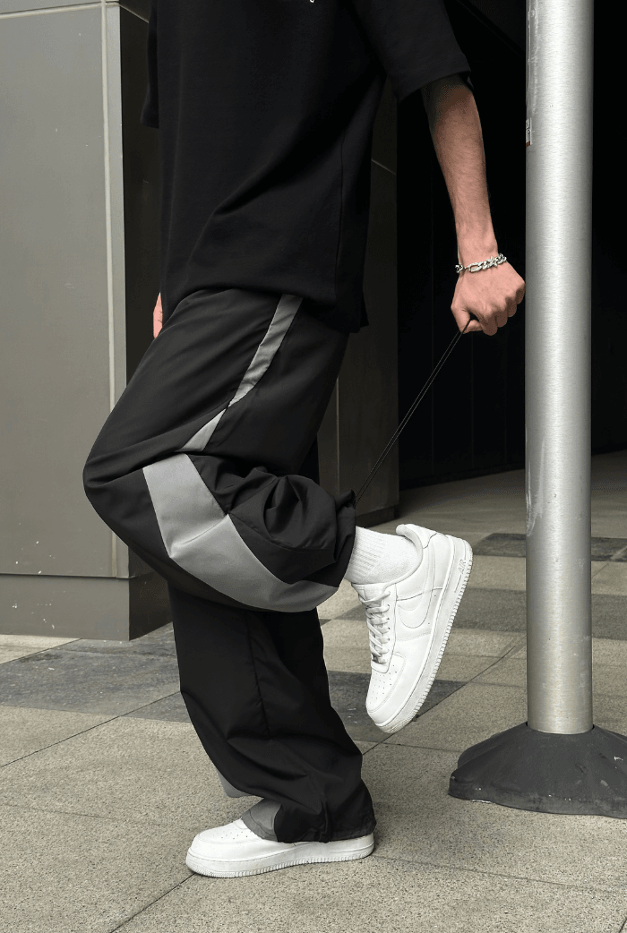 Baggy Paraşüt Kumaş Stoper Paça Eşofman