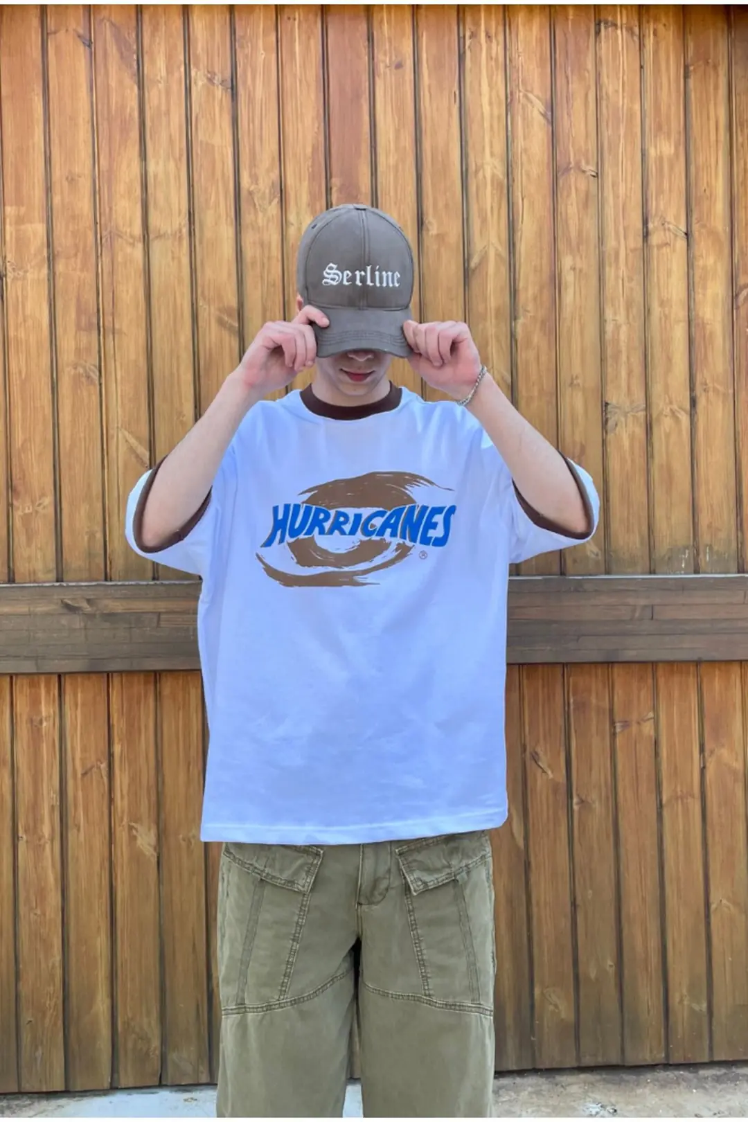 Hurıcanes Printed Oversize T-shirt
