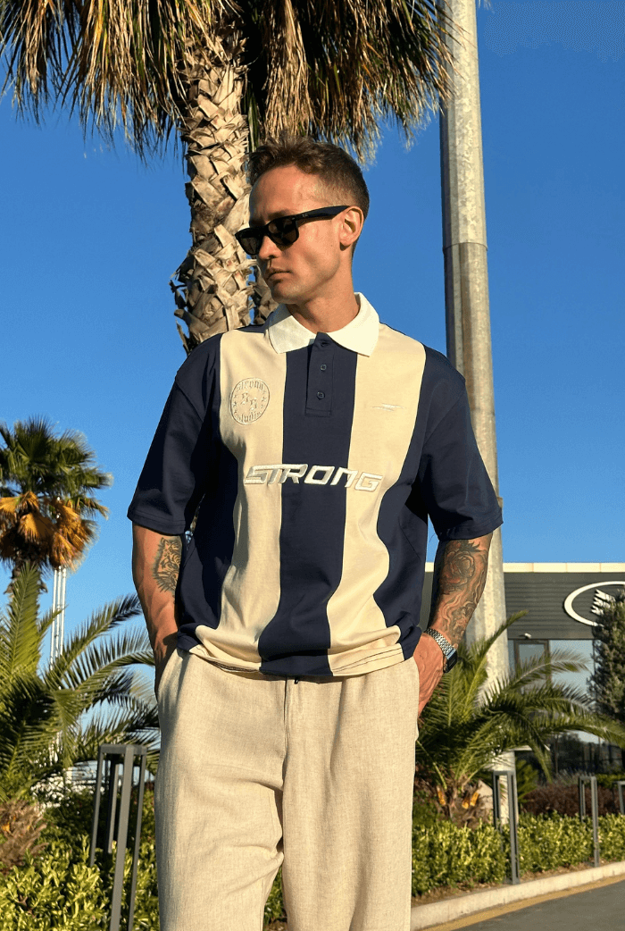 Strong Polo Yaka Oversize Tişört
