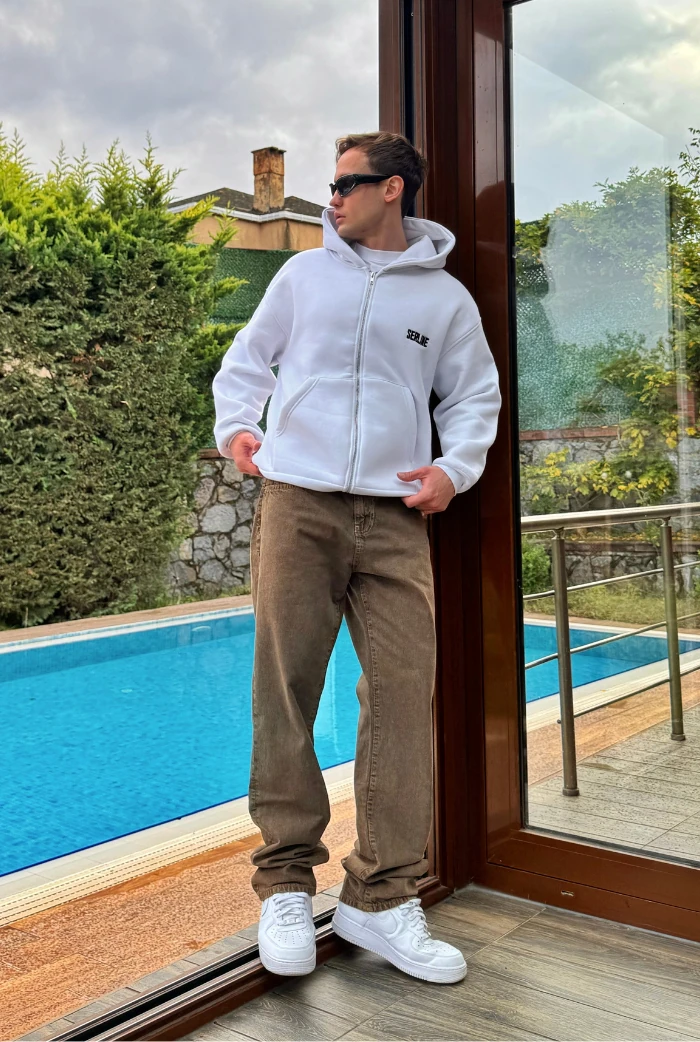 Kahverengi Baggy Pantolon