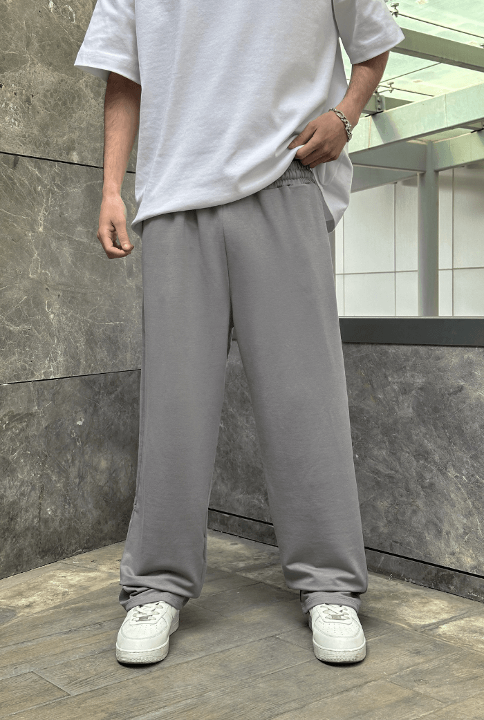Basic Baggy Eşofman  - Taş Rengi