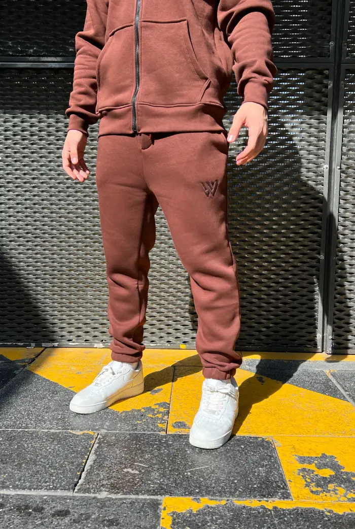 Basic W Nakış Eşofman Altı
