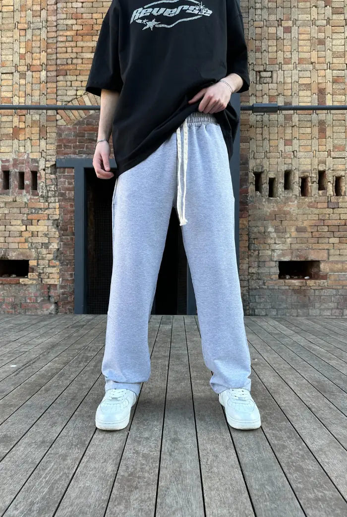 Bej Baggy Eşofman