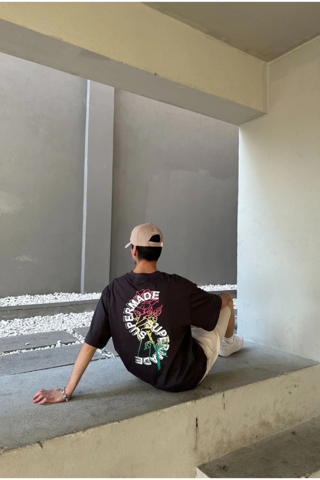 Supermade Brown Oversize T-shirt