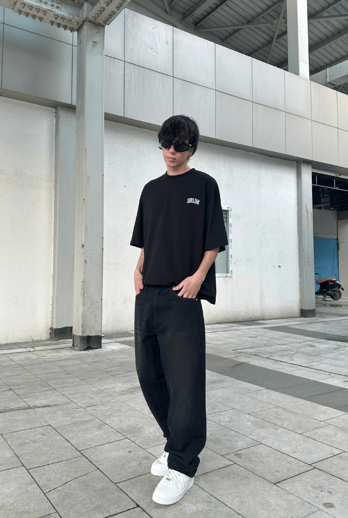 Antrasit Baggy Pantolon